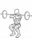 Font Barbell Squat