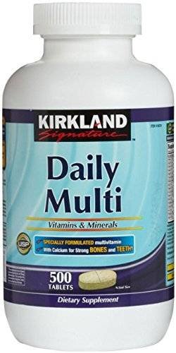 Kirkland Signature Daily Multi Vitamins and Mineral Tablets